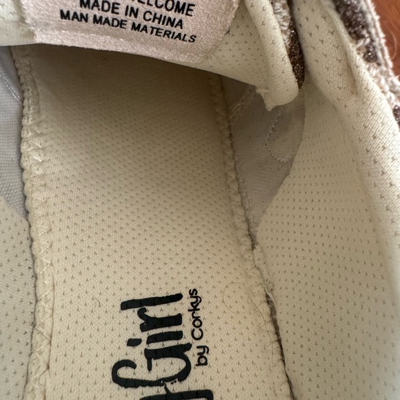 Corkys Beige and Leopard Print Sneakers Sz8 - Picture 5 of 7